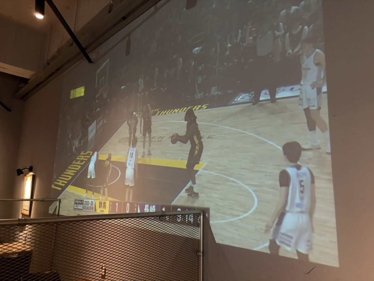 ビアバーブレイクで群馬クレインサンダーズの試合観戦！